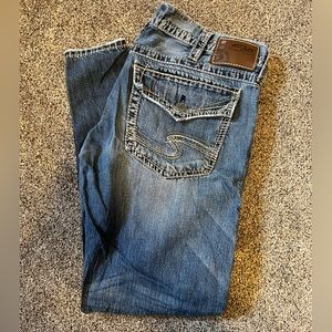 Men’s Silver Jeans